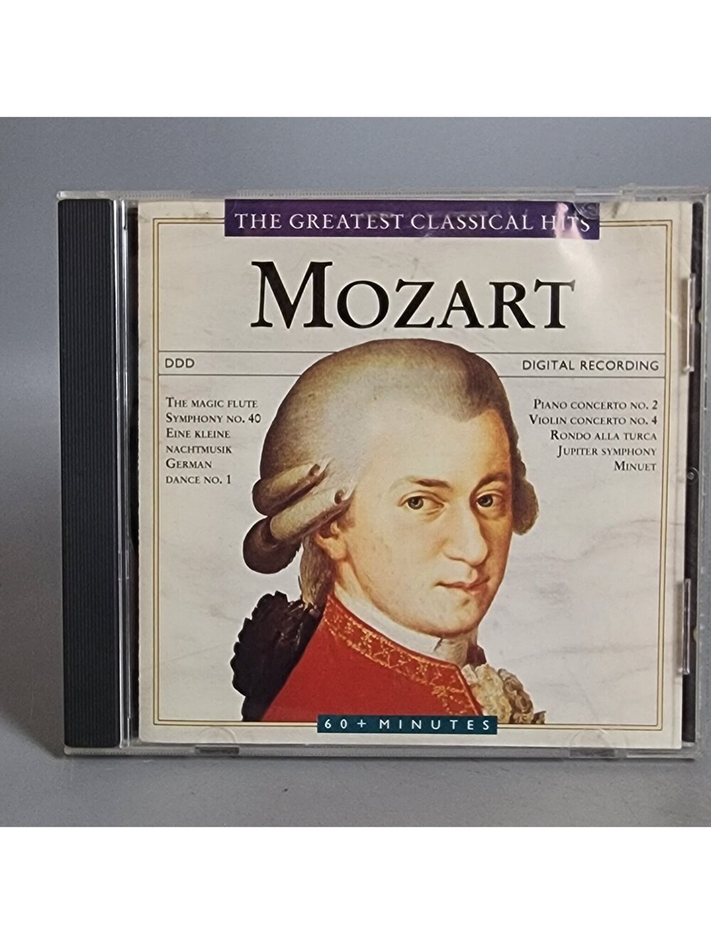 Wolfgang Amadeus Mozart The Greatest Classical Hits CD Digital Recording Made in